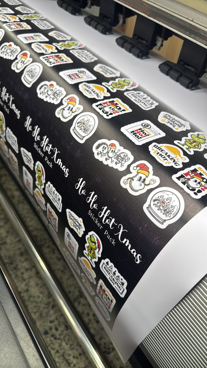 Pliego de stickers en vinilo para marcas y negocios – foto 4